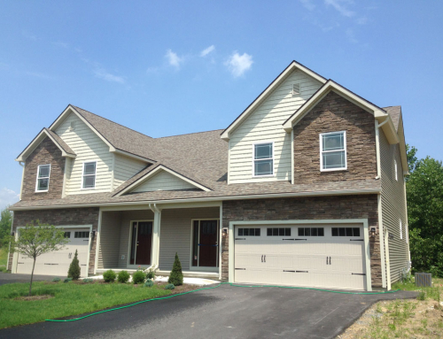 Townhouse colored gutters