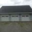 Seamless gutter run on garage